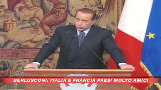 Berlusconi incontra Sarkozy