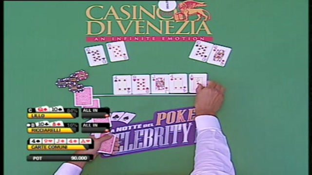 Cade la Signora del poker