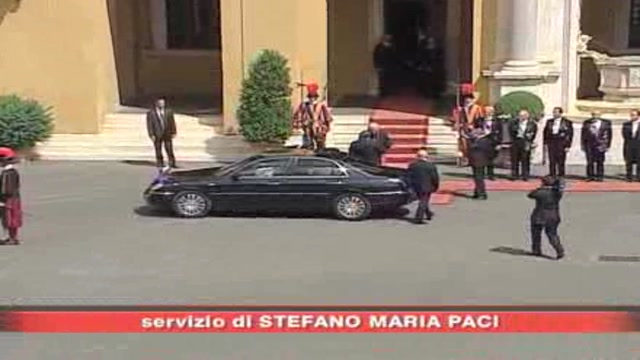 Berlusconi in visita dal Papa