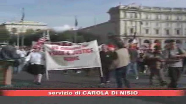 Roma, proteste anti-Usa