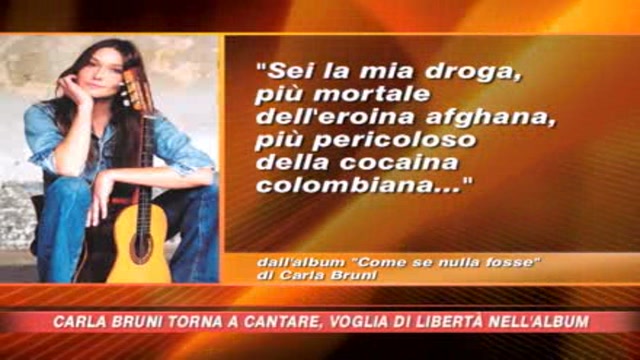 Carla Bruni canta per Sarkozy