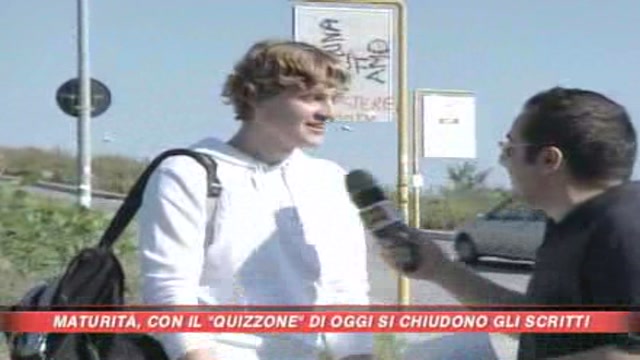 Maturità, il giorno del quizzone