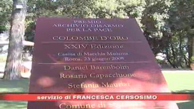 Colombe d'oro per la pace