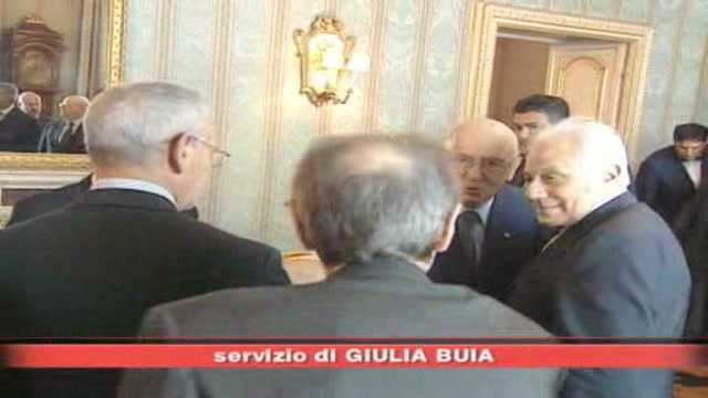 Napolitano invita al dialogo