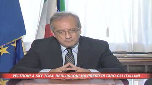 Veltroni a SKY TG24