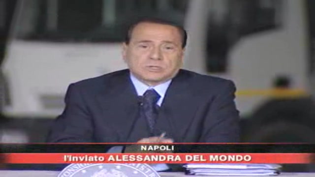 Rifiuti, la promessa di Berlusconi