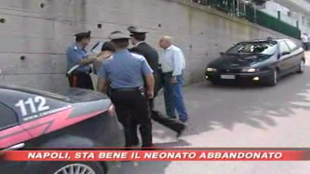 Neonato abbandonato in strada