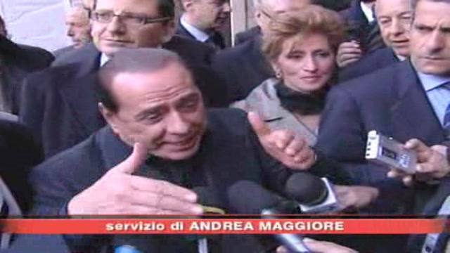 Berlusconi: Il governo è unito