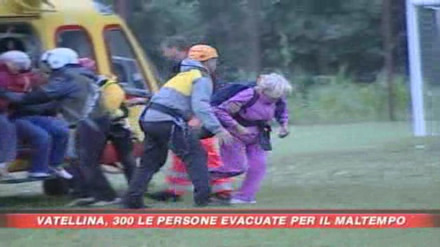 Allarme maltempo in Valtellina