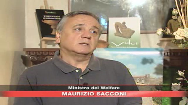 Sacconi: Abruzzo commissariato