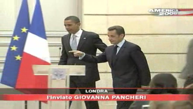 Sarkozy incorona l'amico Obama
