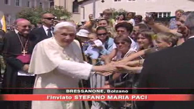 Bressanone acclama il Papa
