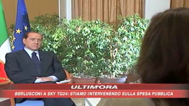 Berlusconi interviene a SKY TG24