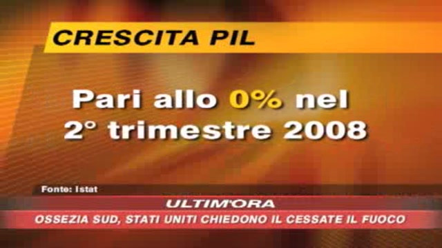 Istat, sul 2007 crescita è zero   