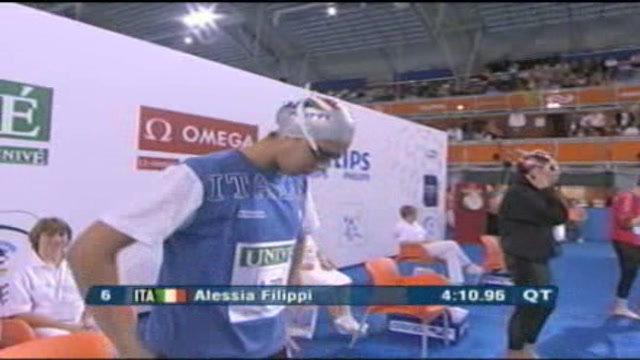 Alessia Filippi argento 800 mt sl