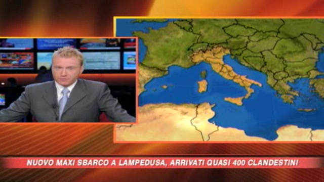 Nuovo maxi sbarco a Lampedusa: arrivati 400 clandestini