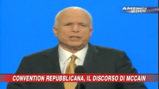 Convention repubblicana, il discorso di McCain - parte 5