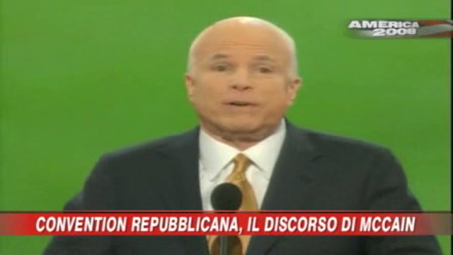 Convention repubblicana, il discorso di McCain - Parte 2