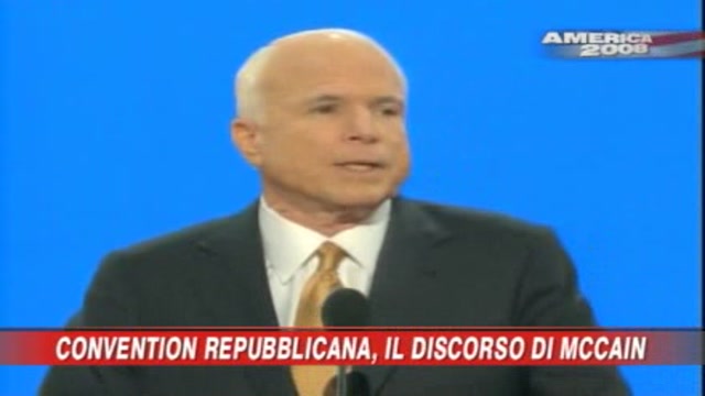 Convention repubblicana, il discorso di McCain - Parte 4