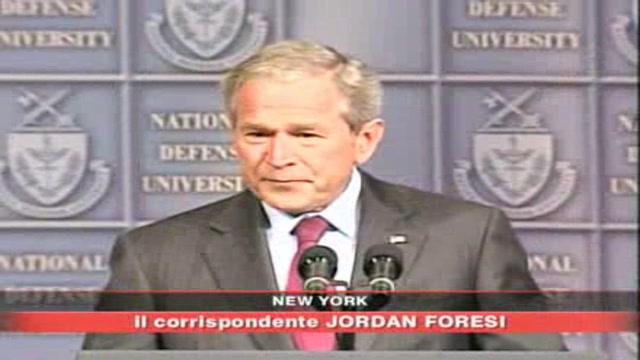 Bush: Ritiro dall'Iraq e rinforzi in Afghanistan