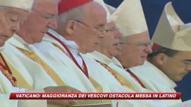 Vaticano, maggioranza dei vescovi ostacola messa in latino