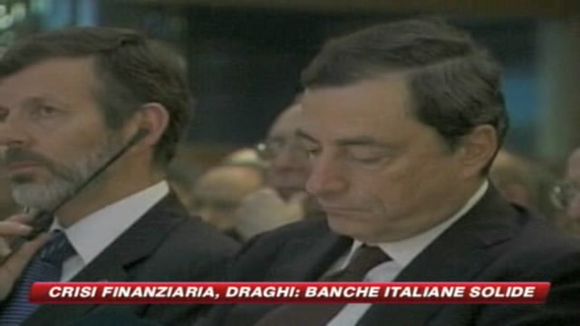 Crisi finanziaria, Draghi: Situazione senza precedenti