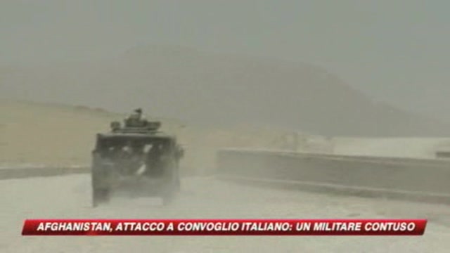 Bomba contro un convoglio italiano a Herat, 1 ferito