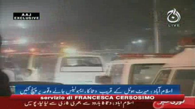 Strage all'hotel Marriot di Islamabad, almeno 50 morti