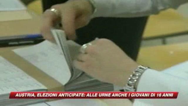 Austria, elezioni anticipate: alle urne anche i 16enni