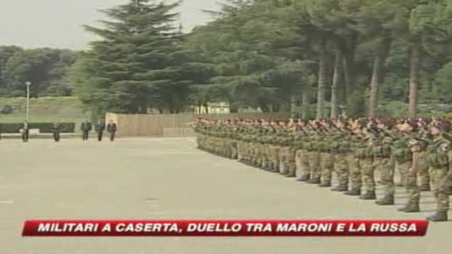 Militari a Caserta, nuove polemiche tra Maroni e La Russa