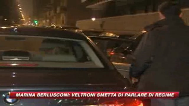 Marina Berlusconi: Crolla l'economia e Veltroni...