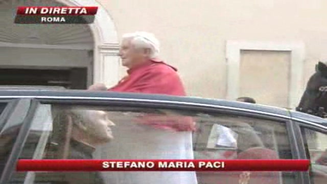 Visita del Papa al Quirinale. Benedetto XVI da Napolitano