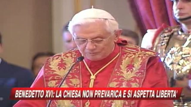 Visita del Papa al Quirinale. Benedetto XVI ricevuto da Napo