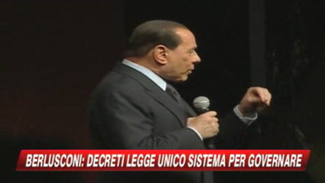 Berlusconi: Opposizione sfascista
