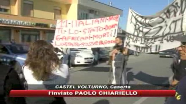 Castel Volturno, manifestazione contro illegalità e razzismo