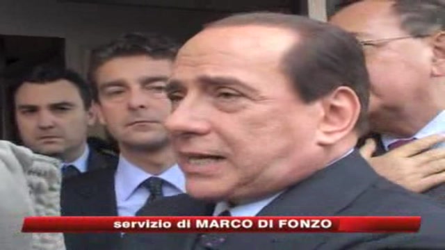 Veltroni: Crisi, pronti a collaborare. Gelo di Berlusconi