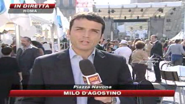 Sinistra antagonista in piazza contro il governo Berlusconi