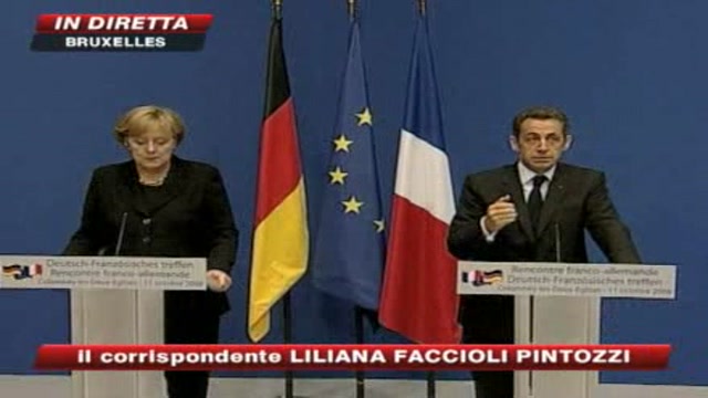 Sarkozy e Merkel: Soluzione comune per uscire dalla crisi