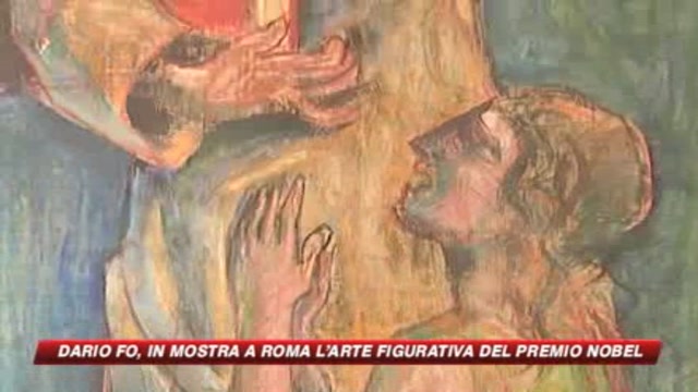 L'arte di Dario Fo in mostra a Roma
