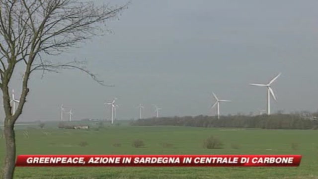 Sardegna, azione dimostrativa di Greenpeace