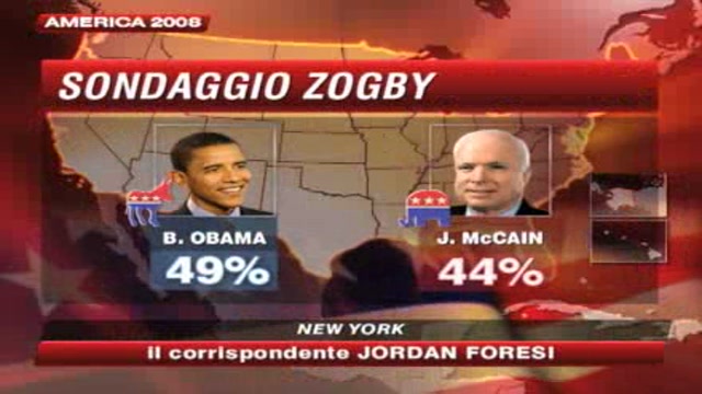 America 2008, McCain riduce il distacco nei sondaggi