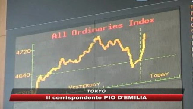 Borse, Tokyo guadagna il 6,41 per cento