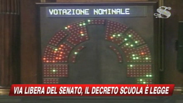 Il Senato approva la riforma Gelmini