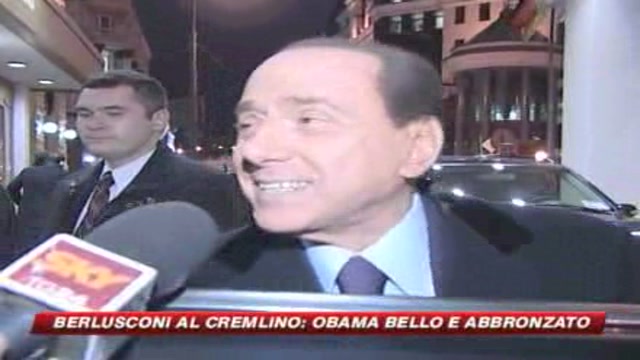 Berlusconi: Obama abbronzato? Solo una carineria