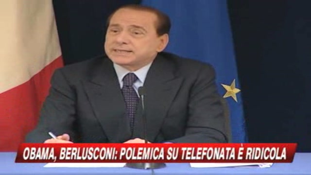 Gaffe su Obama, Berlusconi discute con un giornalista Usa