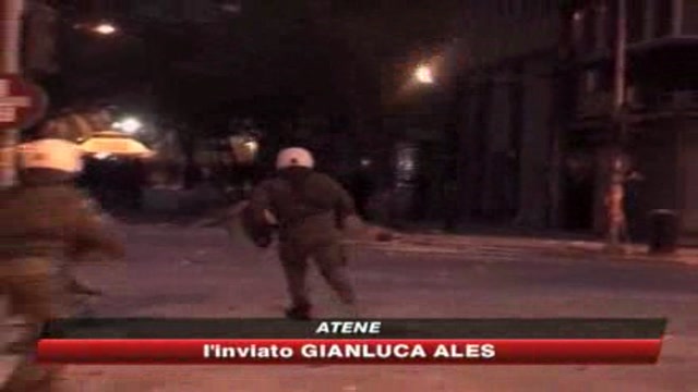 Atene, scontri durante lo sciopero