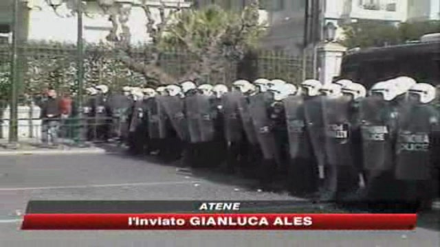 Atene, scontri nel giorno dello sciopero generale