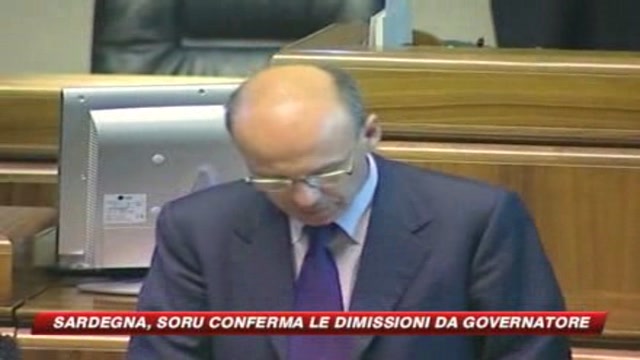 Sardegna, Soru conferma le dimissioni: elezioni a febbraio