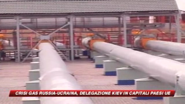Crisi gas, delegazione Kiev in capitali Paesi Ue 