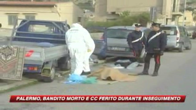 Far West a Palermo: morto bandito, ferito un carabiniere